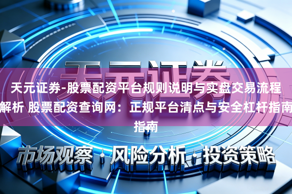 天元证券-股票配资平台规则说明与实盘交易流程解析 股票配资查询网：正规平台清点与安全杠杆指南