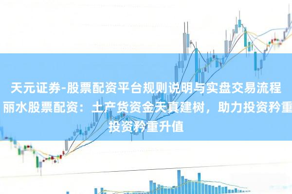 天元证券-股票配资平台规则说明与实盘交易流程解析 丽水股票配资：土产货资金天真建树，助力投资矜重升值