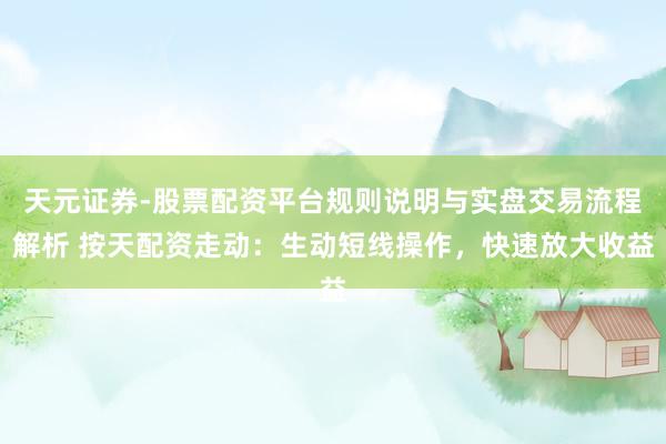 天元证券-股票配资平台规则说明与实盘交易流程解析 按天配资走动：生动短线操作，快速放大收益