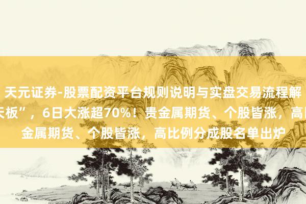 天元证券-股票配资平台规则说明与实盘交易流程解析 国华退突发“地天板”，6日大涨超70%！贵金属期货、个股皆涨，高比例分成股名单出炉